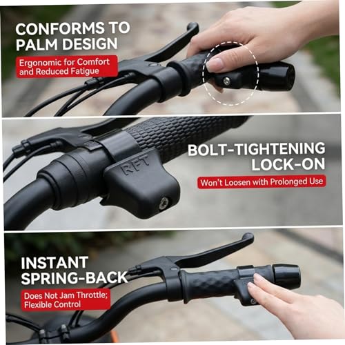 Motorcycle Throttle Assist - Assist for Long Rides Fit Throttle Grip Helper Reduce Hand Fatigue for Handlebar Diameter Within 1.34 Inch ;1 ;1