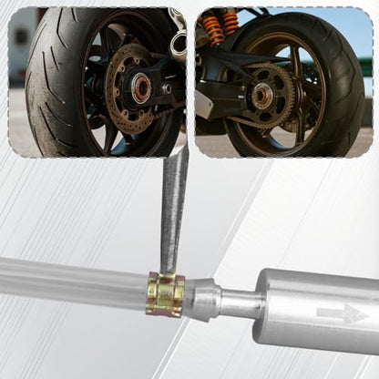 2 Sets Motorcycle Brake Bleeder Hose, Universal One-Way Check Valve Brake Bleeding Tube Kit with Metal Clips for Cars Motorcycle Clutch Hydraulic System Accessories