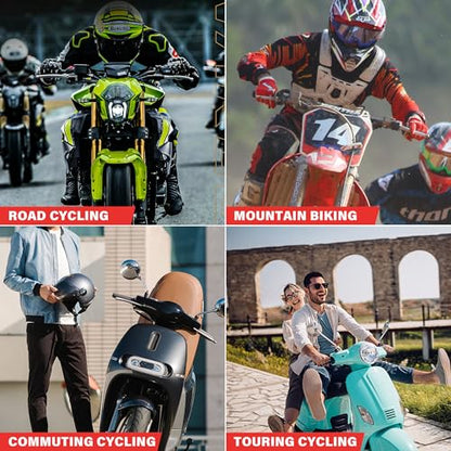 2Pcs Universal Motorcycle Brake Lever Cover Handle Silicone Sleeve Motorbike Bicycle Handles Grips Protection Accessories - color: red