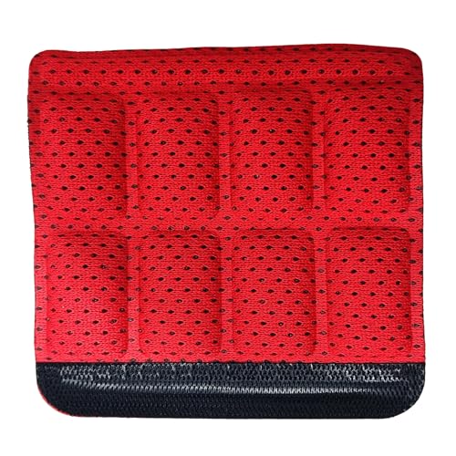 Helmet Chin Straps Jaw Pads Chin Pad Soft Foam Sponge Pad Strap Padding Replacement Lining Cushion Mat Liner Universal Fit for Cycling Bike Motorcycle Bicycle Riding - color: Red 4PCS
