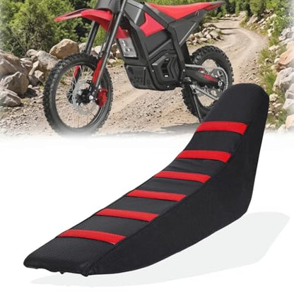 Ebike Seat Cover for Yozma in 10 Electric Dirt Bike, Anti-Slip and Waterproof, Thickened Seat Cover for Yozma in 10 Electric Motorcycle, Ebike Upgraded Replacement Part, Red - color: Red
