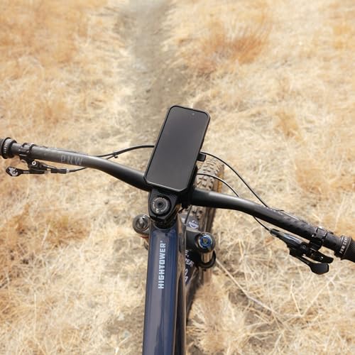 Rokform - Over the Top Bike Phone Mount, Fits 4 Sizes of Bars 22.2-35mm (⅞-1⅜”), Bicycle Handlebar Mount Designed Twist Lock iPhone, Galaxy, Pixel Cases or Universal Adapter (Black)