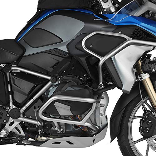 for BMW R1250GS Adv 40 Years GS LC R1250R Motorcycle Cylinder Head Guard R1250RS R1250C R1250RT R1250 R/RS/RT/C Engine Protector (Silver Plate) - color: Silver Plate