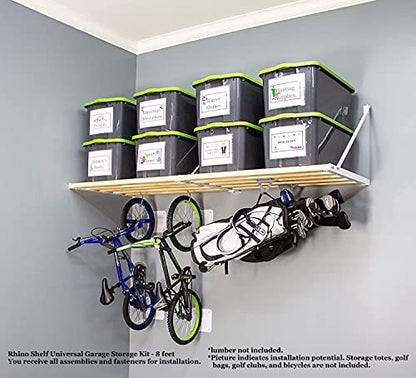 Rhino Shelf Universal Garage Storage Kit - 8 feet - size: 8-ft Length x 33.5-in Depth