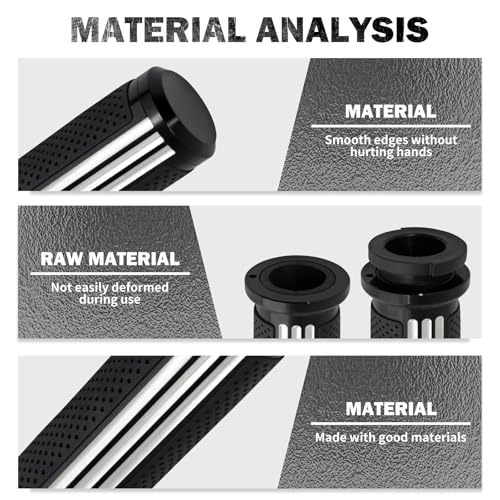 1" Electronic Throttle Defiance Handlebar Grips 25mm Hand Grips Fit for Harley Touring Street Glide Road King Road Glide Electra Glide - color: #1 Black&Chrome