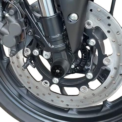 Xitomer Front Axle Sliders Compatible with YZF-R3 2015-2025, MT-03 2016-2025, Motorcycle Front Fork Wheel Frame Sliders Crash Protector (Front) - style: Front