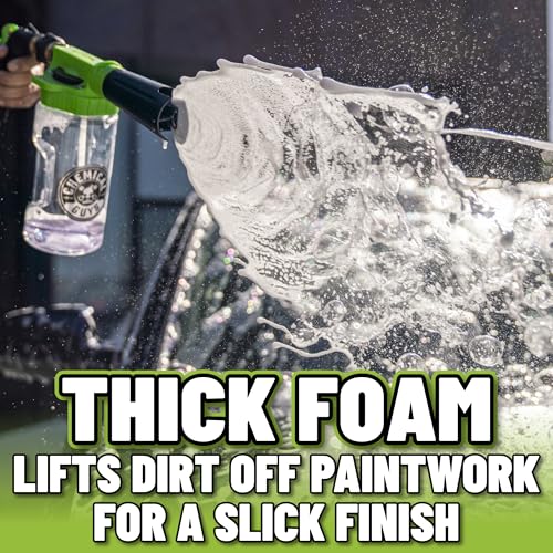 Chemical Guys TORQ Foam Blaster 6 - Foam Cannon Garden Hose Attachment, Easy to Use, Sprays Thick Suds for Safe Washing Trucks, SUVs, Motorcycles, RVs, and Other Vehicles - size: FOAM BLASTER ONLY