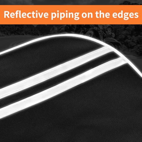 AUFER Highway Crash Bar Cover Soft Lowers Chaps Leg Warmer bag With Tactical Military Water Bottle Pouch Compatible With For Harley Touring Street Glide Road King Road Glide Electra Glide 1980-2024 - size: Engine Guard Cover + Water Cup Bag