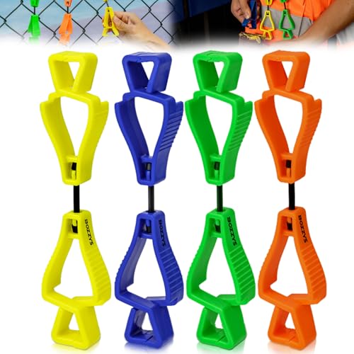 Glove Clips for Work Glove Holders - color: Double Zclip-purple Bd-aj120-4pcs