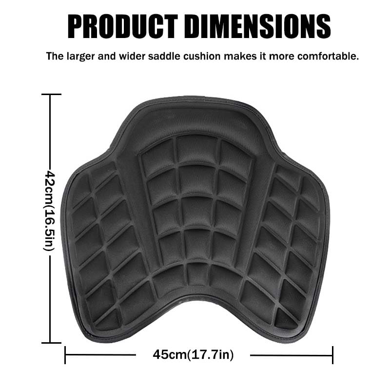 Motorcycle Seat Cushion for Yamaha XT 250 1980-2024, Gel Seat Pad with Breathable Cover, Long Distance Riding Comfort Vibration Reduction