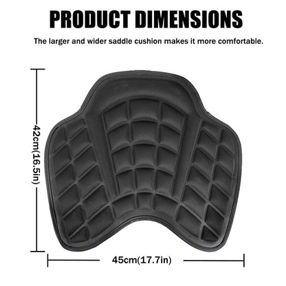 Motorcycle Seat Cushion for Yamaha XT 250 1980-2024, Gel Seat Pad with Breathable Cover, Long Distance Riding Comfort Vibration Reduction