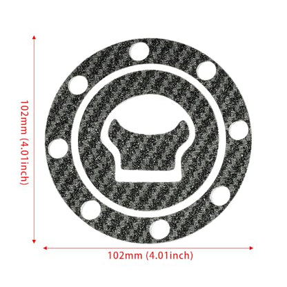 Motorcycle Carbon Tank Pad Protector Sticker Fuel Gas Oil Cap Decal, Anti-Scratch Oil Gas Tank Pad (GT250R/650R GV650 GS500) - color: Gt250r/650r Gv650 Gs500