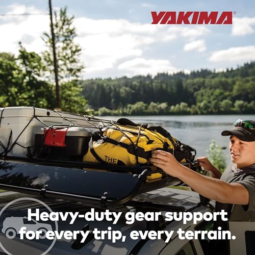 Yakima OffGrid Large Premium Cargo Basket Roof Rack with Quick Release Mounting System and Removable Fairing and Accessory Bars, Black - size: Large