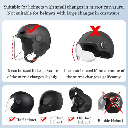 4Pcs Helmet Visor Anti-Fog Film & Rainproof Film for Scorpion EXO EXO-AT960 AT960 Carbon 2023-2025, Clear Anti Fog Insert for Helmets Prevents Fogging and Water Drops Clear View,B - size: B