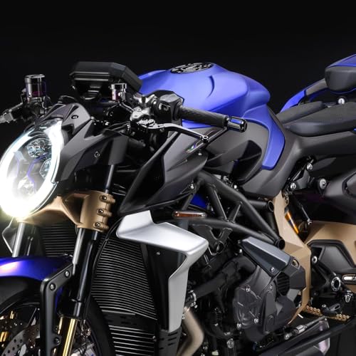 Motorcycle Handlebar Bar Ends Plug, CNC HandleBar Bar Ends Grips Plug Fit For Kawasaki Yamaha Honda Suzuki Aprilia And Motorcycles With Handlebar Inner Diameter Of 14-22mm (Blue) - color: Blue