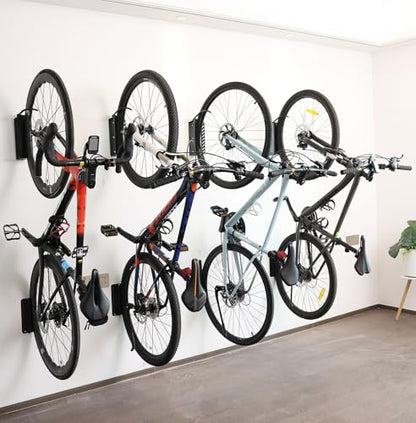 PHUNAYA All Metal Bike Wall Mount Vertical, Swivel Bike Hangers For Garage, Bike Rack Garage Wall, Bicycle Hooks, Garden Indoor Outdoor Storage, All Metal (1Pack) - style: Vertical 1Pack
