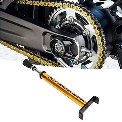 10 Lb Belt Tension Gauge L Shape Pad Universal Motor Belt Metal Alloy Replacement for Accurate Motorcycle Setting