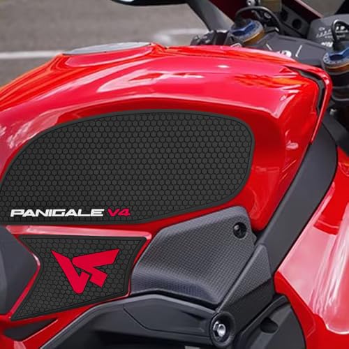 for Panigale V4 V4S Panigale v4s 2025 Tank Pad Protector Motorcycle Sticker Decal Air Knee Grip Tank Traction Pad Side Accessories