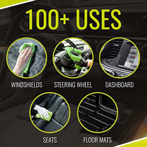 BugSlide 32 Oz Car Detailing Kit with Microfiber Towel – Exterior or Interior Car Cleaner and Waterless Detailer Spray – Clean, Polish, Shine, and Degrease, Never Wax Again – Easy to Use - size: 32 Oz Car Detailing Kit