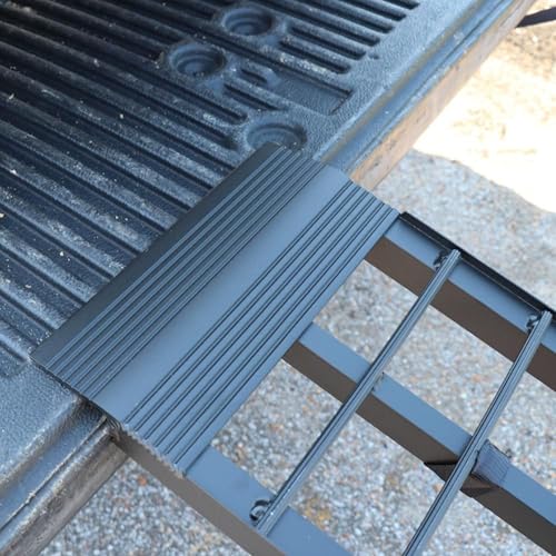 Titan Ramps 7'10" Portable ATV Ramps 1,200 lb. Capacity, Aluminum, Loading for Pickup Trucks Foldable, Lightweight with Serrated Crossbars - size: 7 ft 10'', 2 Pack
