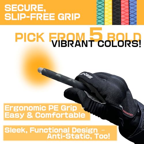 Motorcycle Stylus Pen, Magnetic Stylus for Phone, Touchscreen Stylus, Glove-Friendly Pen, Helmet Plate, Anti-Drop Strap, Tank Protection Film, 5 Colors - color: black