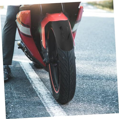 PartyKindom Motorcycle Front Mudguard Extended Protects against Water and Mud Splashes for Electric Motorcycles Easy Installation Accessories Included