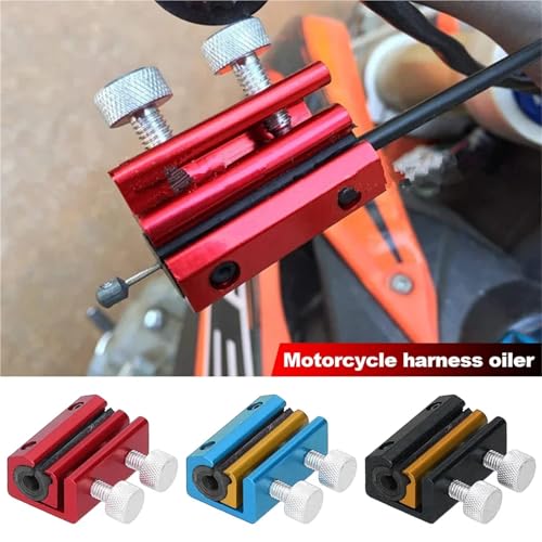 Motorcycle Chain Oiler 3pcs Cable Oiler Luber Dual Lube Lubricant Tool Scooter Motorbike Dirt Pit Bike ATV Auto-parts For Rider/Mechanic To Precisely Lubricate Chain(Mix) - color: Mix