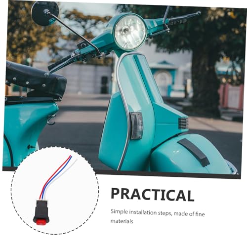 Motorcycle Light for ATV and Scooters Dual Flash Warning Controller Easy to Install Compatibility Design for Emergency Roadside Use