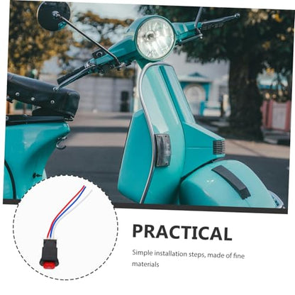 Motorcycle Light for ATV and Scooters Dual Flash Warning Controller Easy to Install Compatibility Design for Emergency Roadside Use