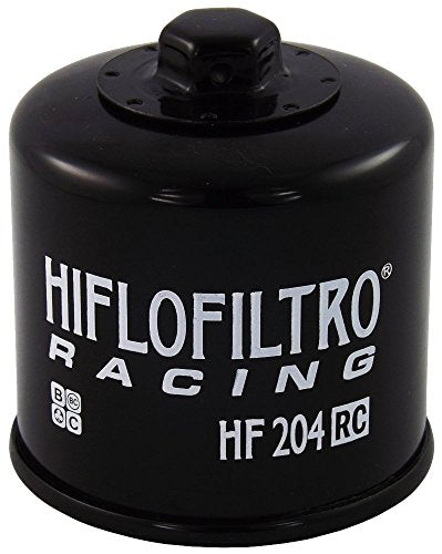 HiFloFiltro HF204RC-4 Black RC High Performance Premium Oil Filter, 4-Pack - color: Black, size: 4 Pack, style: Racing