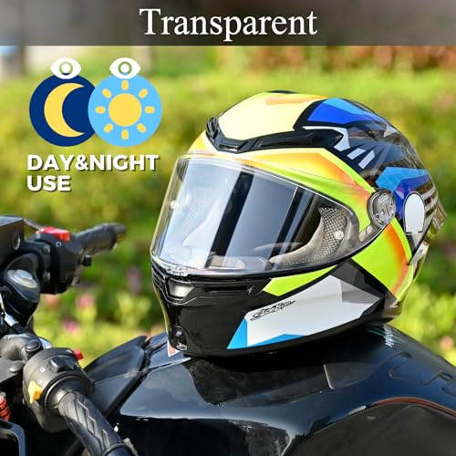 Compatible With K6S Visor K6 Face Shield Replacement Tinted Visor Helmet Accessories (Transparent) - color: Transparent