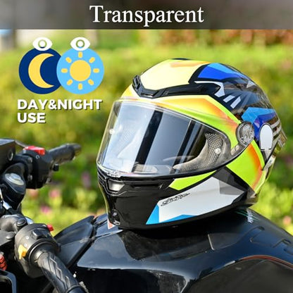 Compatible With K6S Visor K6 Face Shield Replacement Tinted Visor Helmet Accessories (Transparent) - color: Transparent
