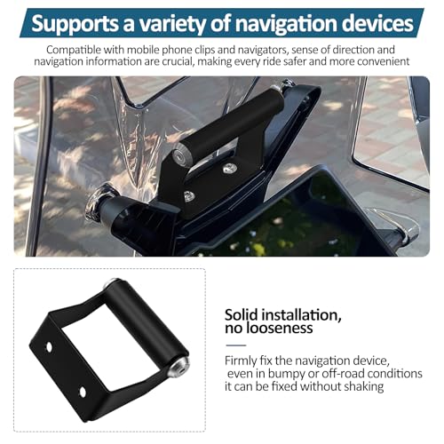 for 790 890 Adventure 2024-2025 790 890 Adventure R 2024 2025 Motorcycle GPS Phone Holder Auxiliary Nav Screen Mount Navigation Tower GPS Bars(12mm) - size: 12mm