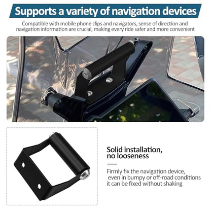 for 790 890 Adventure 2024-2025 790 890 Adventure R 2024 2025 Motorcycle GPS Phone Holder Auxiliary Nav Screen Mount Navigation Tower GPS Bars(12mm) - size: 12mm