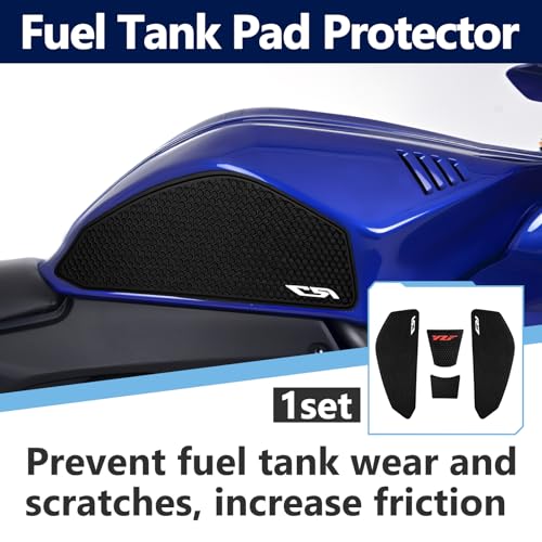 Fuel Tank Pad Protectors for Yamaha YZF-R7 2021-2025, Fuel Tank Pads for YZF R7 Motorcycle Protection, Anti-Slip Pads Fuel Tank Grips Tank Pads, Fuel Tank Stickers