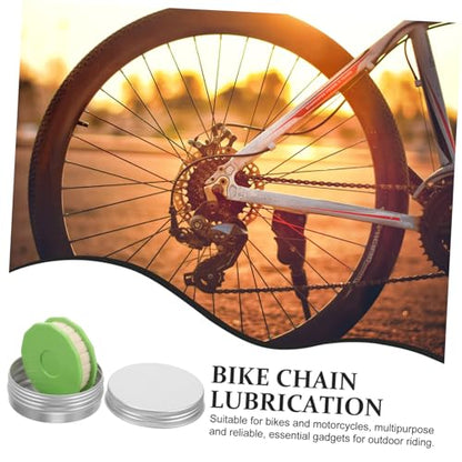 2pcs Bike Chain Lubrication Tool Roller Oiler for Repair and Maintenance Portable and Lightweight Chain Lubricator for Smooth Drivetrain Performance