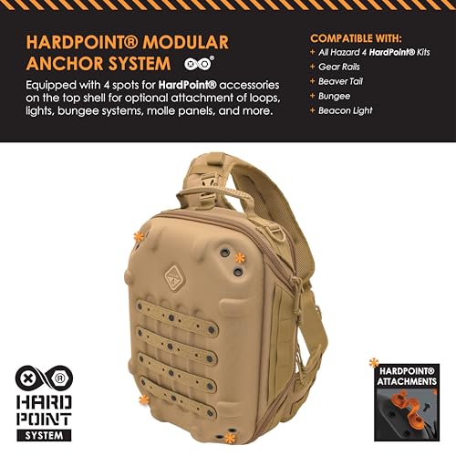 HAZARD 4 Hibachi: Light Shell Sling-Pack - Coyote , One Size - color: Coyote