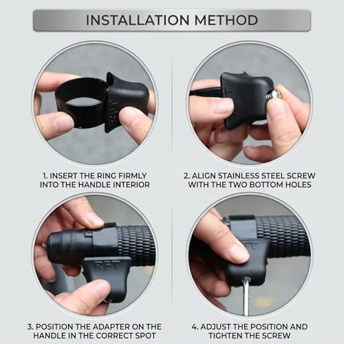 Motorcycle Throttle Assist, Assist for Long Rides Fit Throttle Grip Helper Reduce Hand Fatigue for Handlebar Diameter Within 1.34 Inch