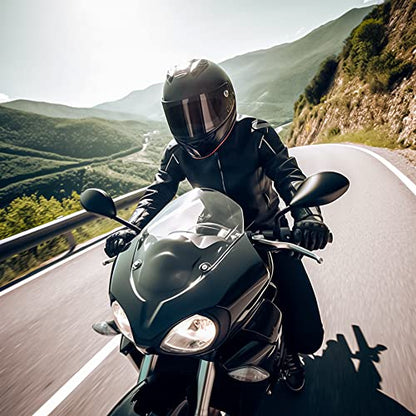 Anti Fog and Smoke Tint Motorcycle Helmet Visor Film,Universal Fit | 272x91mm,For Most Full Face and Open Face Helmets,Easy Tool Free,Sun Protection - size: SMOKE TINT
