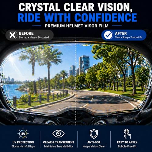 Universal Anti-Fog Helmet Visor Film