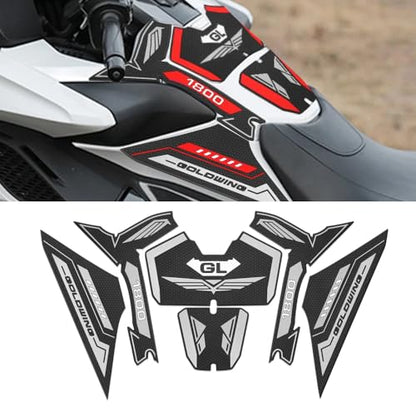 FOR Gold Wing GL1800 GL 1800 2018-2025 NEW Motorcycle Fuel Tank Cap Sticker Pad Fuel Tank Cap Anti-slip Protection Pad (grey) - color: Grey