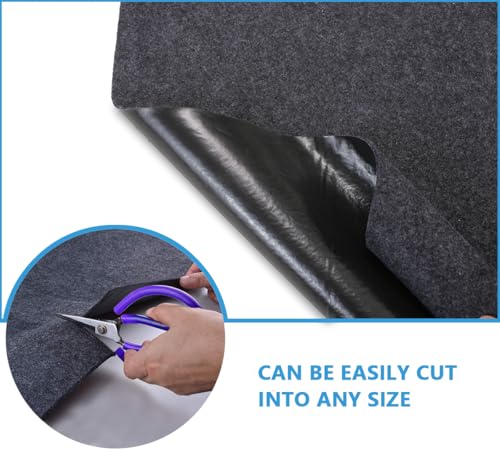 Oil Spill Mat，Garage Floor Mat，Premium Absorbent Oil Pad – Protect Garage Shop Floor Surface，Absorb Materials，Anti-Slip and Waterproof Backing，Car Repair Mat，Washable (36" x 36") - size: 36" x 36"