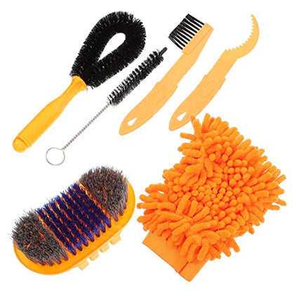 Yardwe Bike Chain Cleaning Brush Set Cleaning Kit for Bike Motorcycle Parts Cleaning