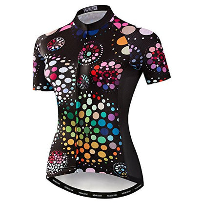 JPOJPO Womens Cycling Jersey,Bike Shirt Quick-Dry Breathable Reflective S-2XL Tops - color: Ccf2009, size: XX-Large