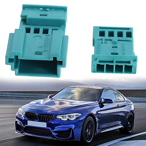 ECSiNG 4Pcs Male & Female Wire Harness Connector 61132359994 61138380696 Compatible with BMW Socket Housing Repair Kit Waterproof Electronic Connector Wire Harness