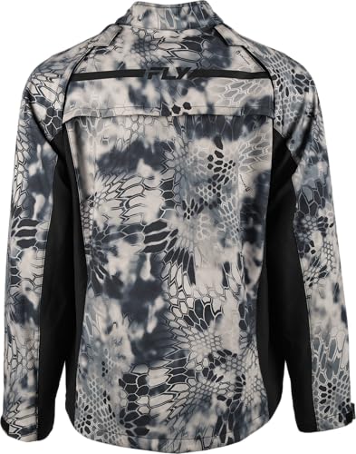 Fly Racing Patrol Softshell Off Road Riding Jacket/Vest Cold Weather Riding Jacket - color: Grey/Black, size: Small