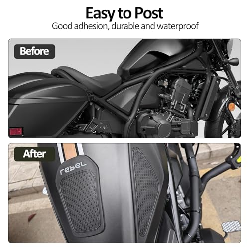 Motorcycle Tank Pads Protectors Sticker Anti Slip Side Rubber Padding Decal for Honda Rebel Cmx1100 CMX 1100 Rebel1100 2021-2025