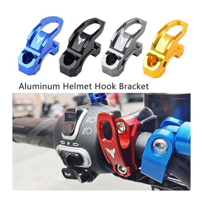 Motorcycle CNC Aluminum Brake Master Cylinder Holder Clamp Bracket Bag Hook Helmet Hanger Compatible with MT 03 07 09 MT-07 MT-09 - size: No Gold