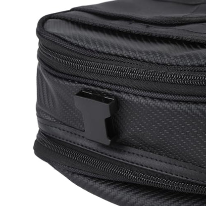 Qqmora Motorcycle Tail Carry Bag Helmet Storage Bag 7.5L to 10L Expandable Seat with Rain Cover for Most Motorcycles
