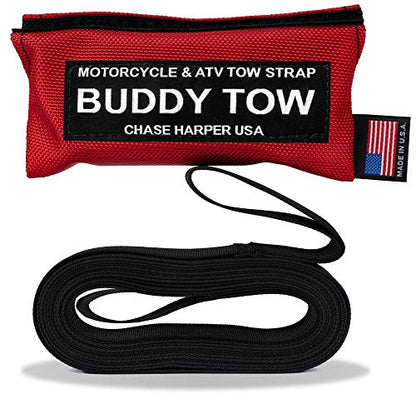 Chase Harper USA 9100 - Buddy Tow - Tough Military spec Nylon Webbing (1785 lb. Test) 12' x 1" - Red - color: Red, size: 1" Webbing